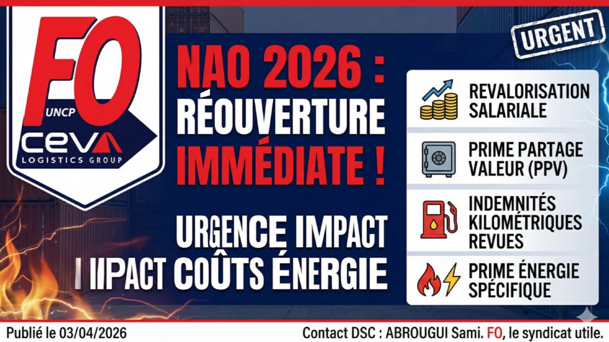 Demande d'ouverture NAO impact cout energie.
